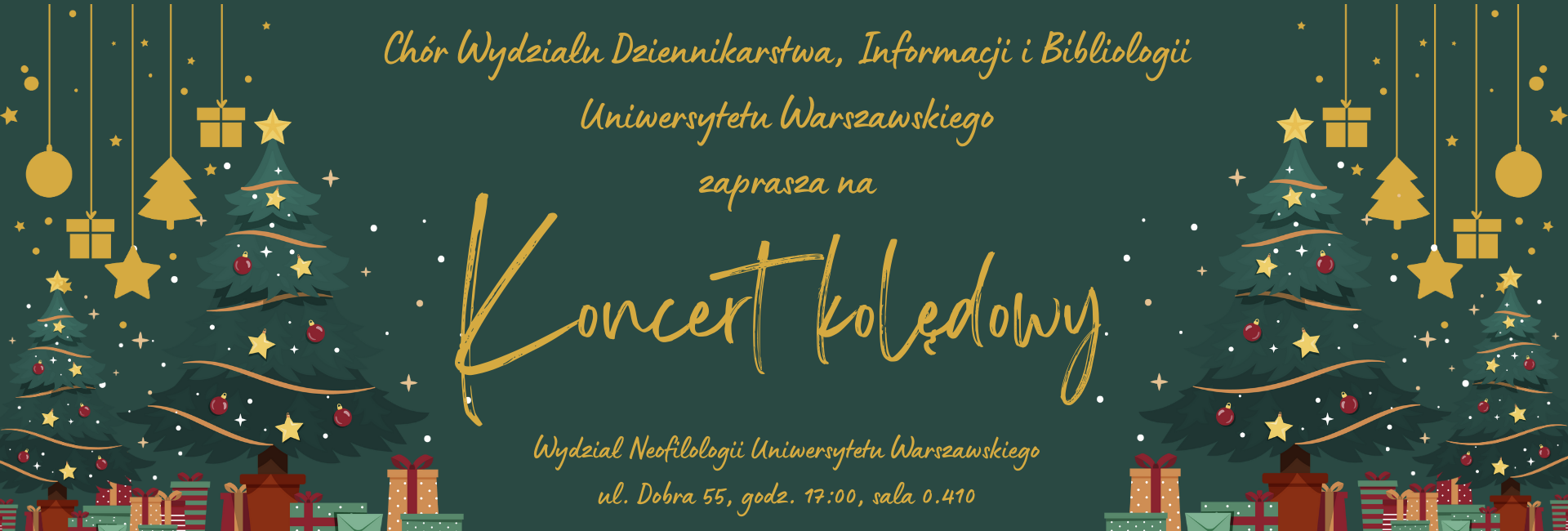 Koncert kolędowy Chóru Wydziału Dziennikarstwa, Informacji i Bibliologii Uniwersytetu Warszawskiego