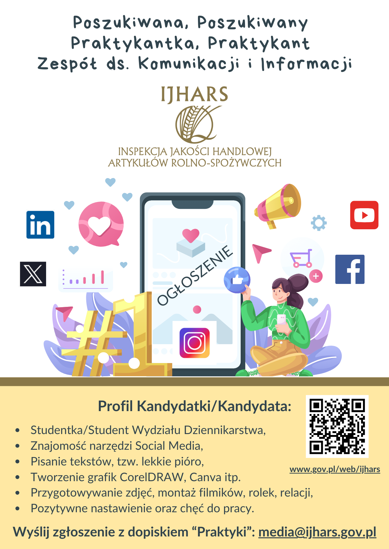Plakat Praktyki IJHARS