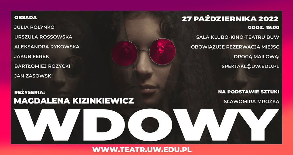 SpektaklWdowy plakat