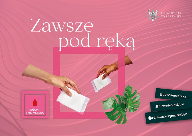 Różowa skrzyneczka - akcja pilotażowa UW przeciwko ubóstwo menstruacyjnemu