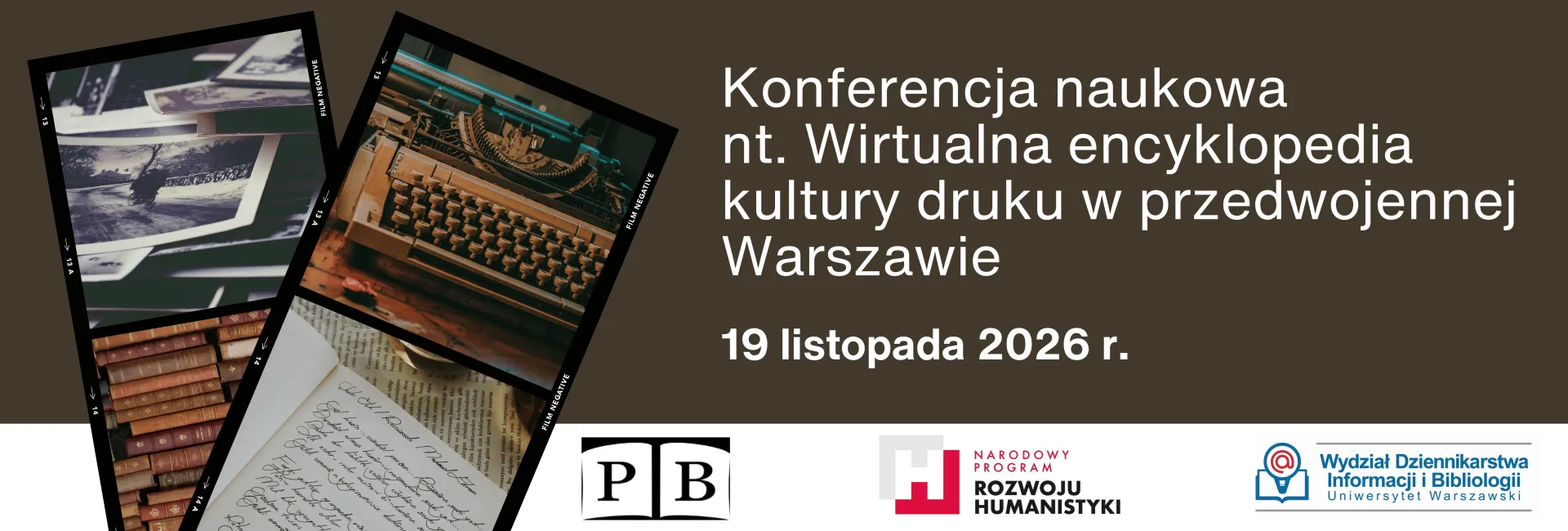 Konferencja naukowa nt. Wirtualna encyklopedia kultury druku w przedwojennej Warszawie
